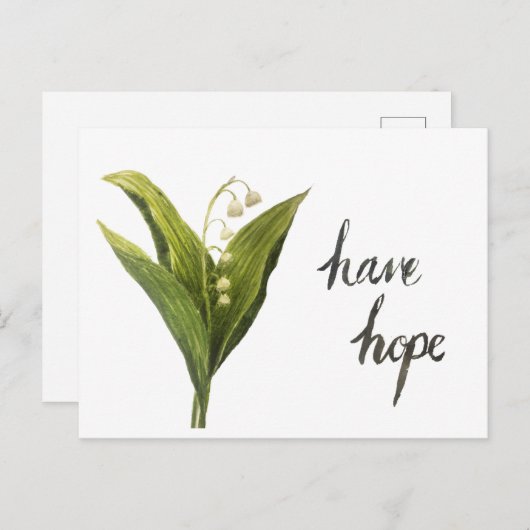 Carte postale Hope (Devant / Derrière)