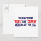 Carte Postale HOPE-and-Change-DST-TEE (Devant / Derrière)