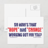 Carte Postale HOPE-and-Change-DST-TEE (Devant / Derrière)