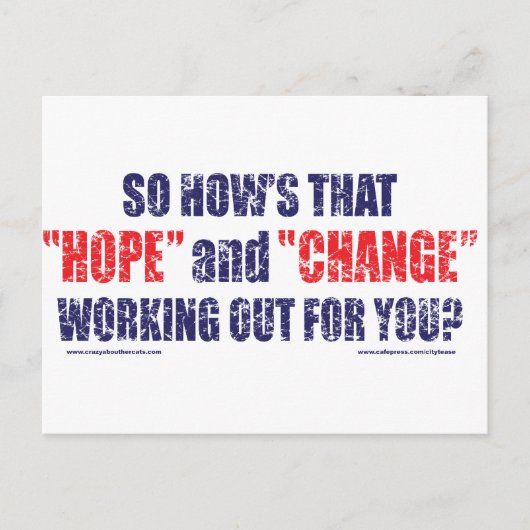 Carte Postale HOPE-and-Change-DST-TEE (Devant)