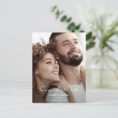 Carte Postale Hope Dream Photo Wedding Save the Date (Debout devant)