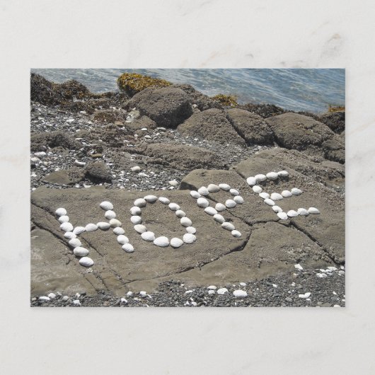 Carte Postale Hope Seashell Art (Devant)