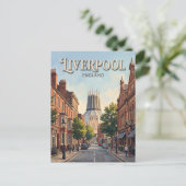 Carte Postale Hope Street Angleterre (Debout devant)