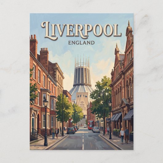 Carte Postale Hope Street Angleterre (Devant)