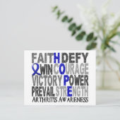 Carte Postale Hope Word Collections Arthrite (Debout devant)