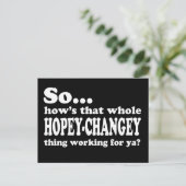Carte Postale Hopey-Changey (Debout devant)