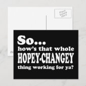 Carte Postale Hopey-Changey (Devant / Derrière)