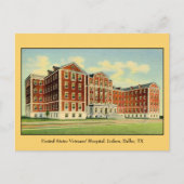 Carte Postale Hôpital pour anciens combattants des États-Unis, L (Devant)