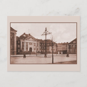 Carte Postale Hôpital universitaire de Copenhague vintage