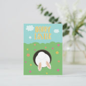 Carte postale "Hoppy Easter" (Debout devant)