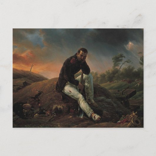 Carte Postale Horace Vernet, Le soldat sur le champ de bataille (Devant)