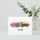 Carte Postale Horizon Berlin V2 en aquarelle (Debout devant)