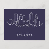 Carte Postale Horizon d'Atlanta (Devant)