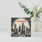 Carte Postale Horizon d'Atlanta Géorgie (Debout devant)