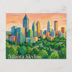 Carte Postale Horizon d'Atlanta USA
