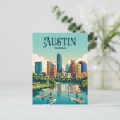 Carte Postale Horizon d'Austin États-Unis (Debout devant)