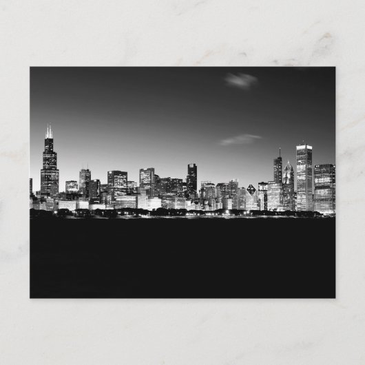 Carte Postale Horizon de Chicago (Devant)