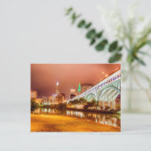 Carte Postale horizon de Cleveland Ohio (Debout devant)