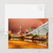 Carte Postale horizon de Cleveland Ohio (Devant / Derrière)