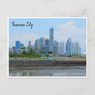 Carte Postale horizon de la ville de panama