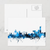 Carte Postale Horizon de Manchester Angleterre (Devant / Derrière)