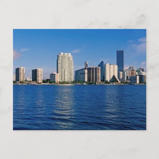 Carte Postale Horizon de Miami, la Floride (Devant)