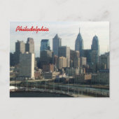 Carte Postale Horizon de Philadelphie (Devant)