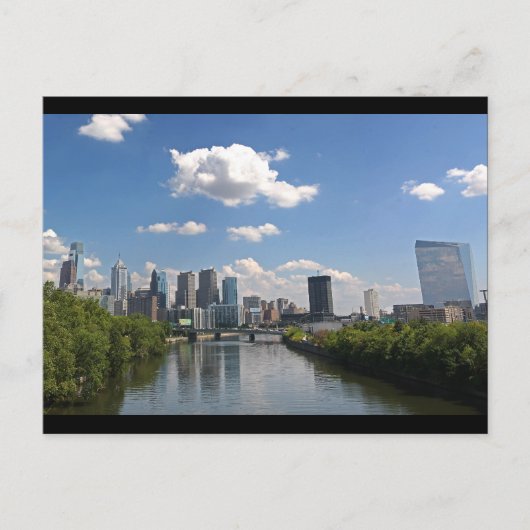 Carte Postale Horizon de Philadelphie (Devant)