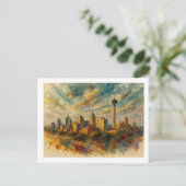 Carte Postale Horizon de San Antonio, (Debout devant)