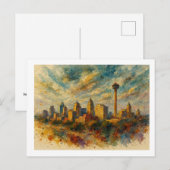 Carte Postale Horizon de San Antonio, (Devant / Derrière)