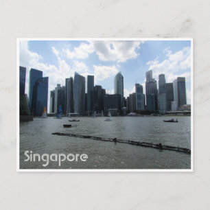 Carte Postale horizon de Singapour