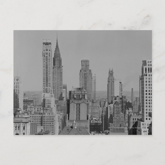 Carte Postale Horizon de ville (Devant)