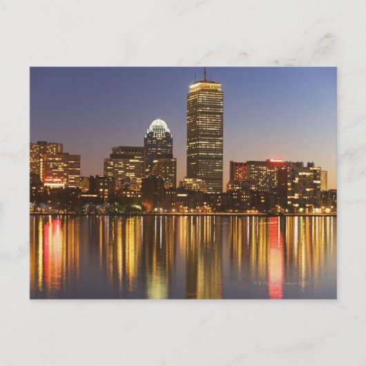 Carte Postale Horizon des Etats-Unis, le Massachusetts, Boston (Devant)