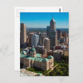 Carte Postale Horizon d'Indianapolis (Devant / Derrière)