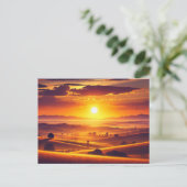 Carte Postale horizon doré (Debout devant)