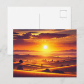 Carte Postale horizon doré (Devant / Derrière)