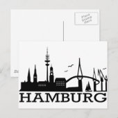 Carte Postale Horizon Hambourg (Devant / Derrière)
