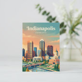 Carte Postale Horizon Indiana (Debout devant)