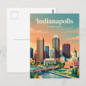 Carte Postale Horizon Indiana (Devant / Derrière)