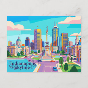 Carte Postale Horizon, Indianapolis, Indiana, États-Unis