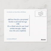 Carte Postale Horizontal de New Day (Dos)