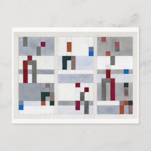 Carte Postale Horizontal vertical | Sophie Taeuber-Arp | (Devant)