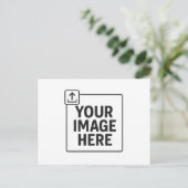 Carte postale horizontale (Debout devant)