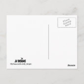 Carte postale horizontale Lion Relaxant (Dos)