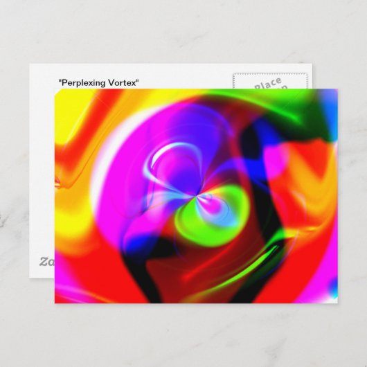 Carte postale horizontale "Perplexing Vortex" (Devant / Derrière)