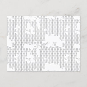 Carte postale Horizontale, Porcelaine, Coquillage