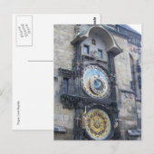 Carte Postale horloge (Devant / Derrière)