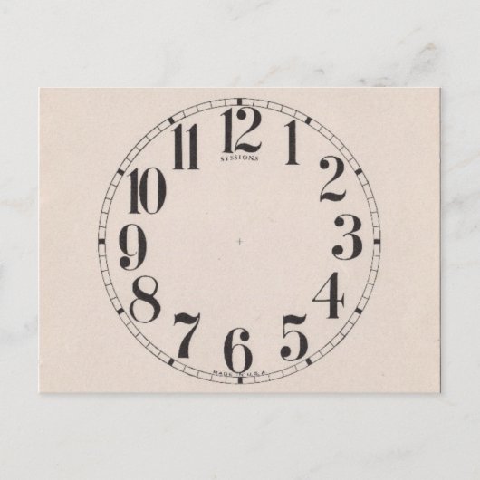 CARTE POSTALE HORLOGE (Devant)