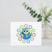 Carte Postale Horloge (Debout devant)