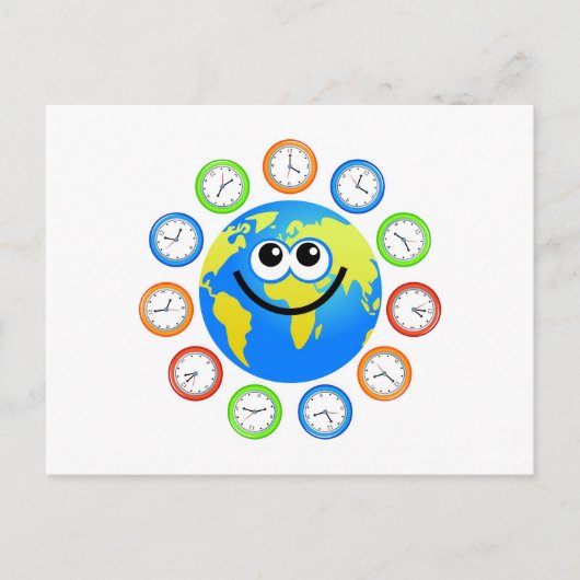 Carte Postale Horloge (Devant)